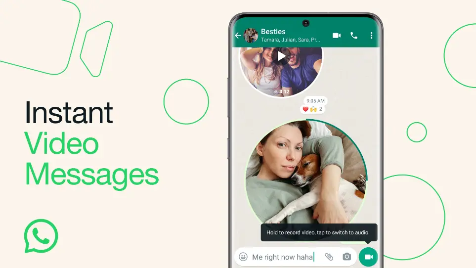 Video Message Whatsapp latest feature 2023