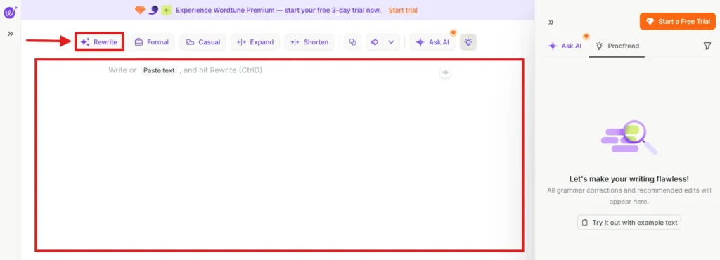 Wordtune AI Rewriter