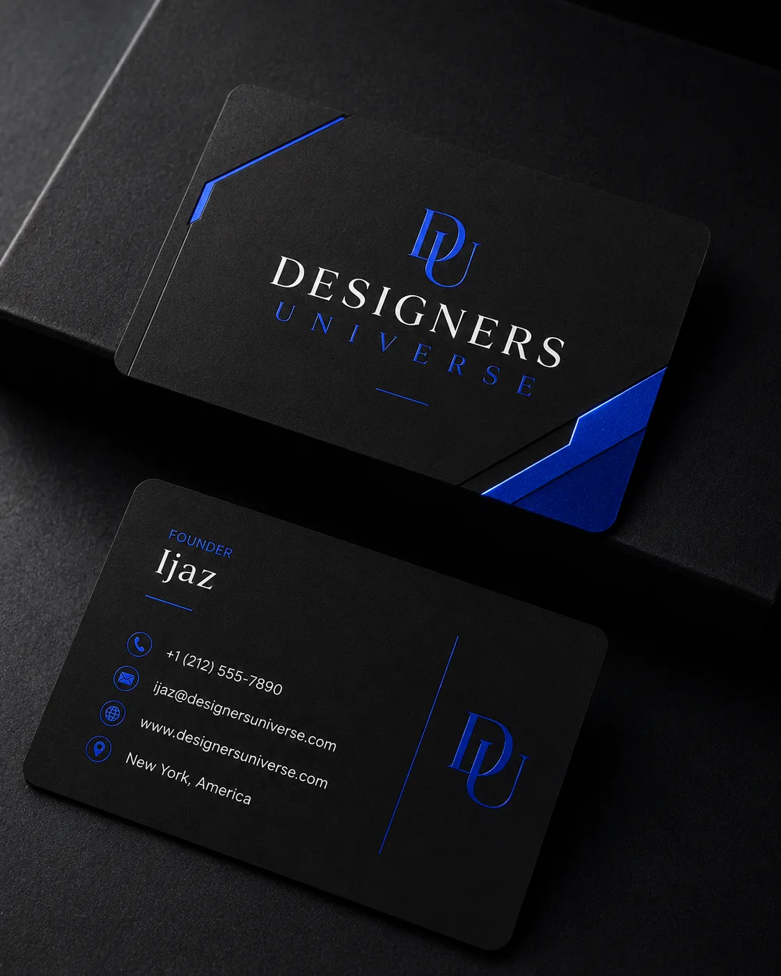I Generated Business Card Image in ChatGPT