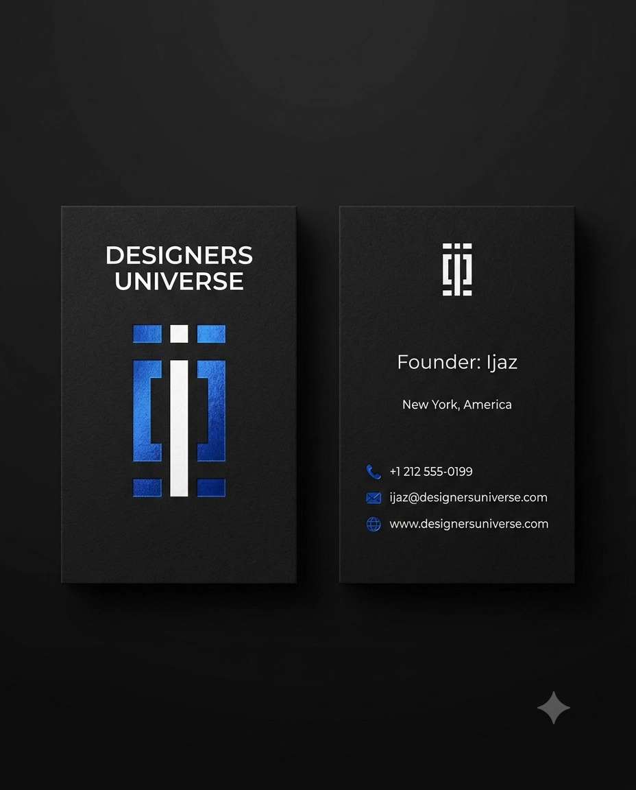 I Generated Business Card Image in Gemini AI