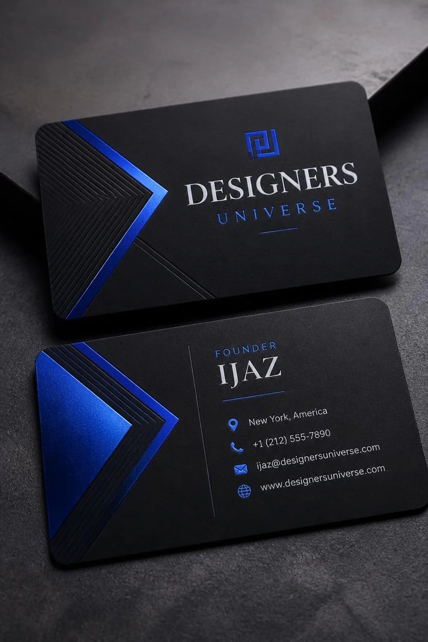 I Generated Business Card Image in Leonardo AI