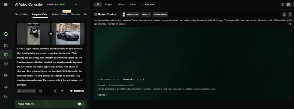 Kling AI Motion Control