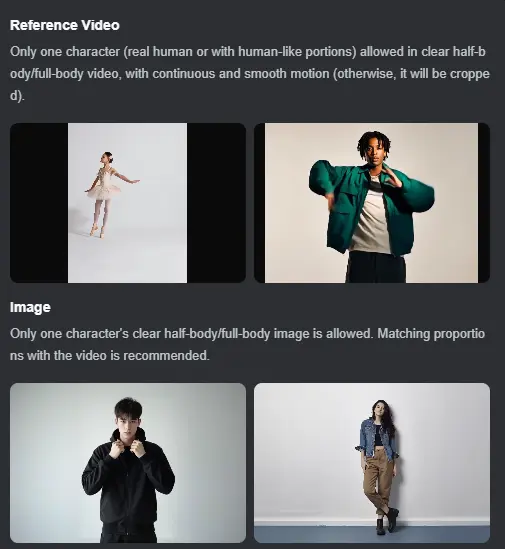 Kling AI reference video for motion control