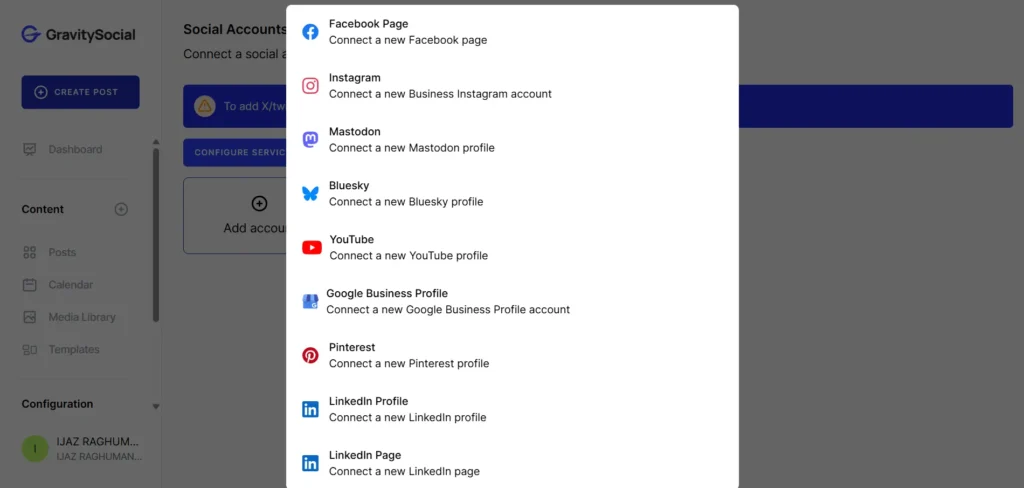 GravityWrite AI Social Media Post Generator