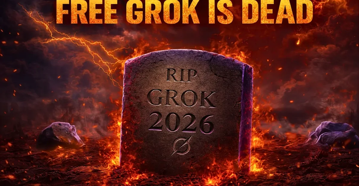 Grok Imagine is dead for Free Users