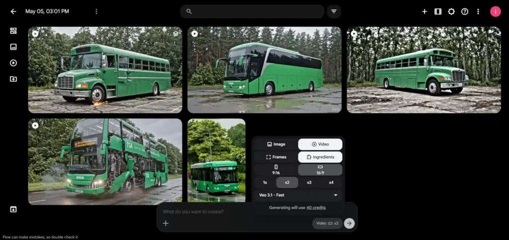 Screenshot image of flow
