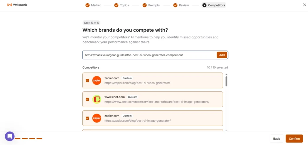 Which brand do you compete with