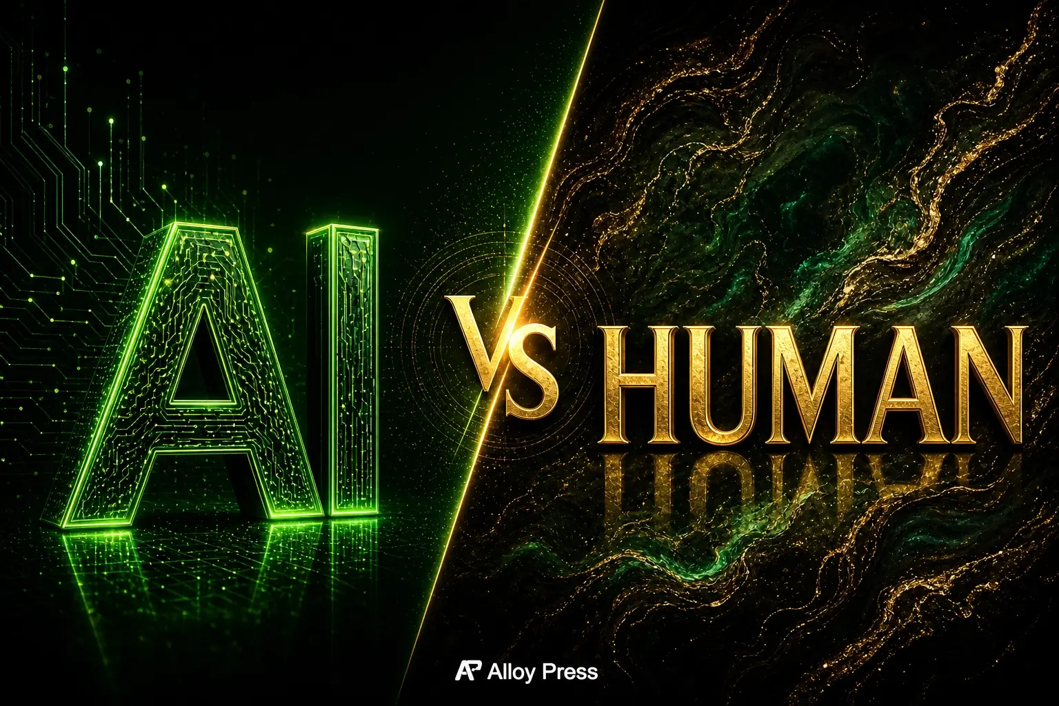 AI vs Humans: A Unique Perspective by AlloyPress